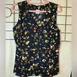 Vintage cabi mulit-colored sleeveless top